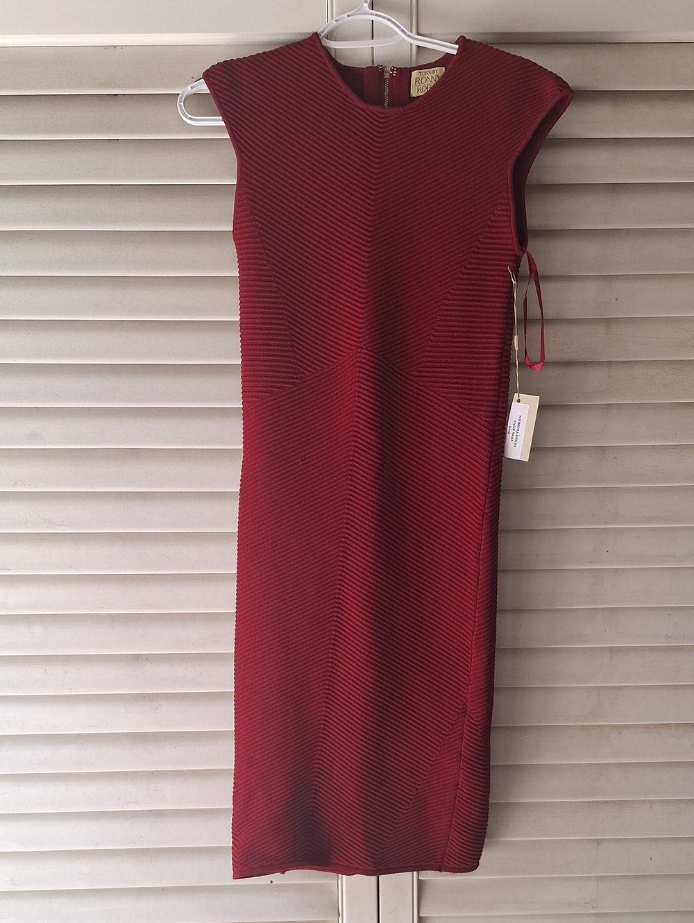 Torn By Ronny Kobo Red Dress